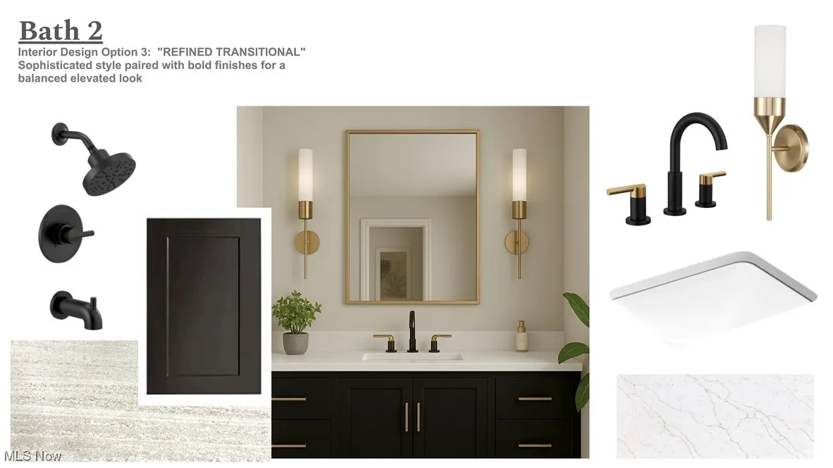 Full bathroom featuring vanity