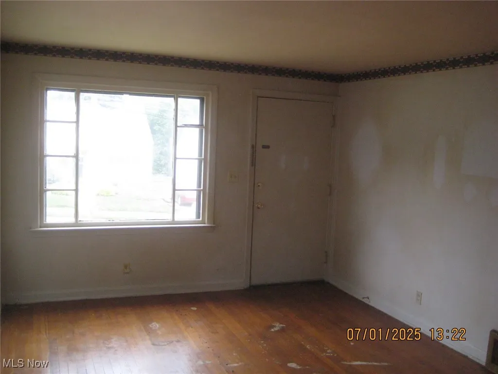 Living room with picture window