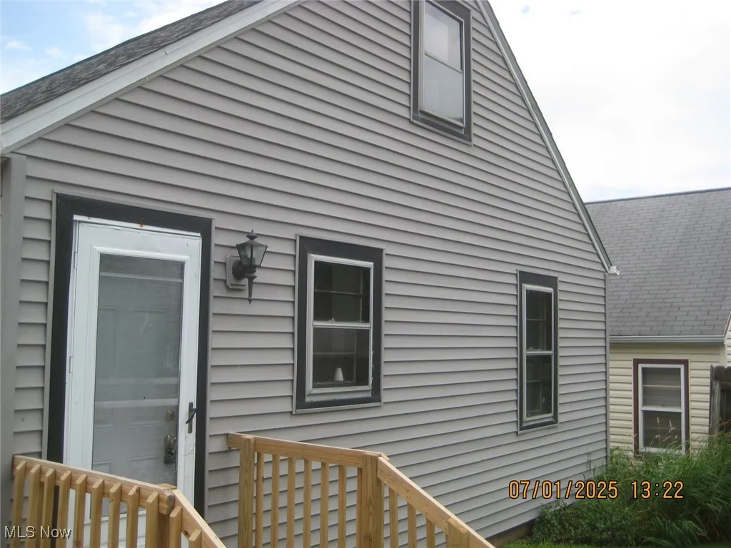 Back view of the house