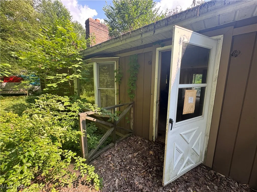 View of outbuilding
