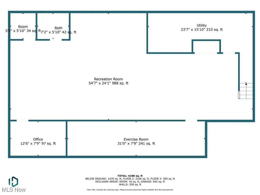 View of floor plan / room layout