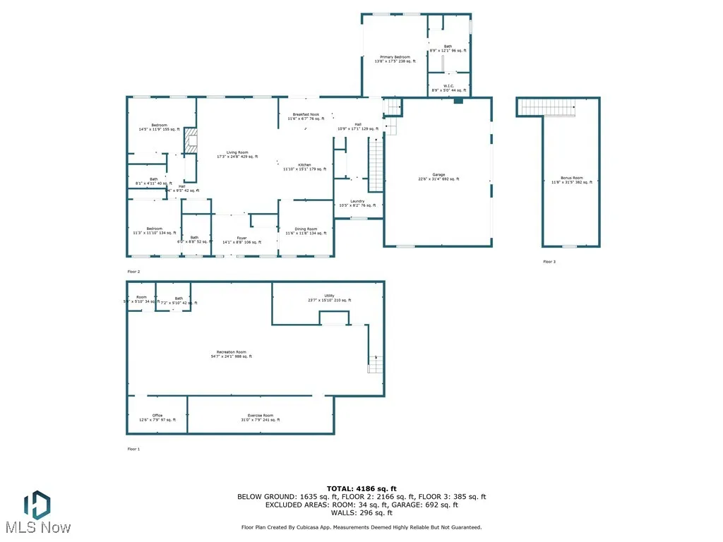View of room layout