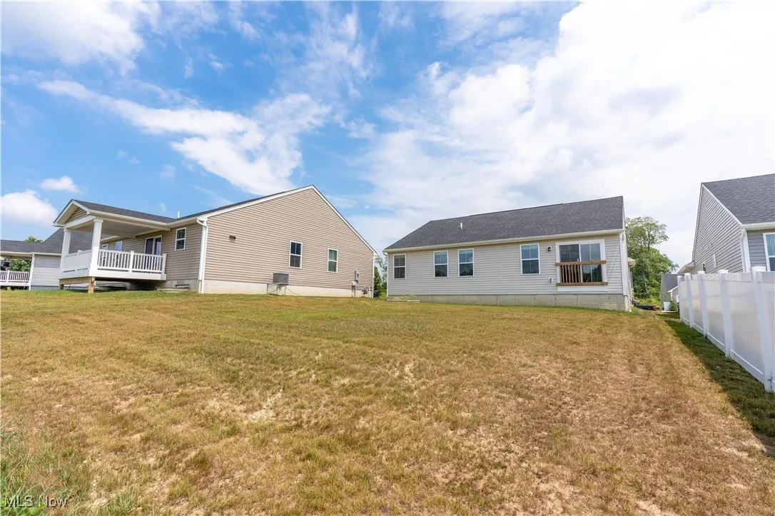 Back of property