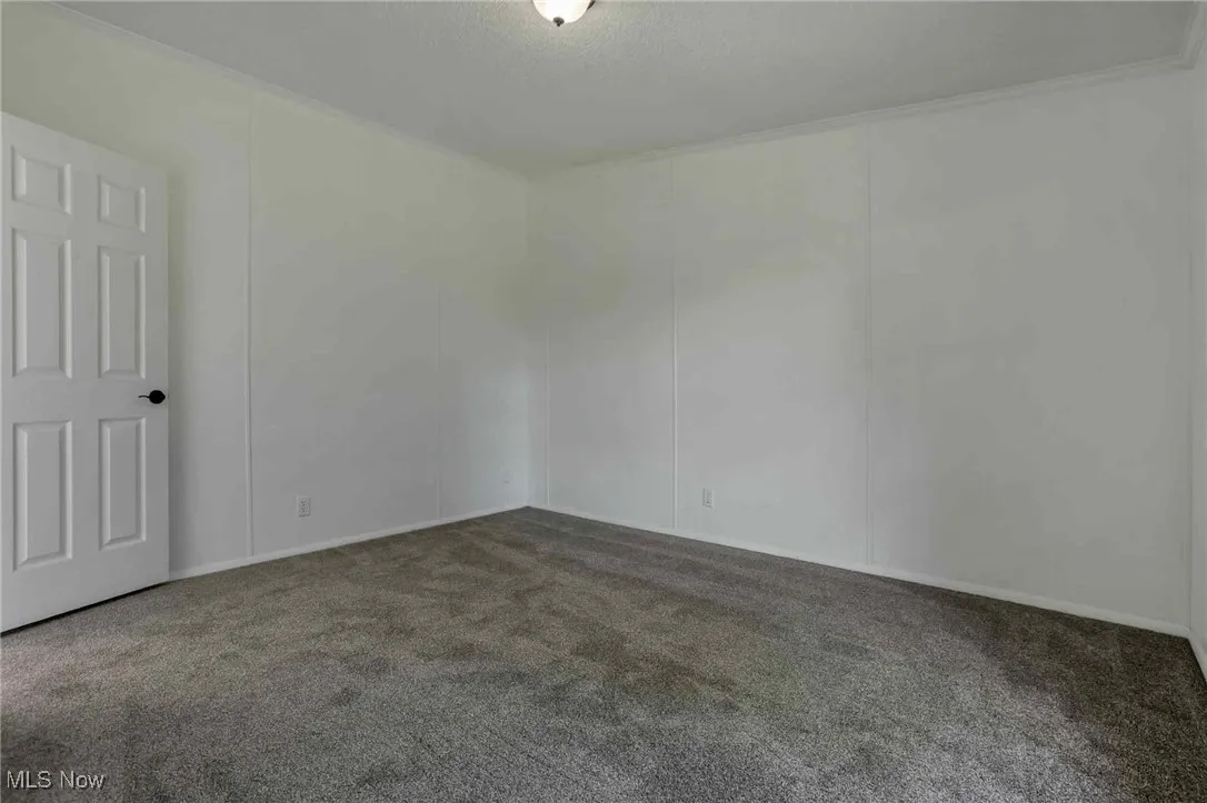 Unfurnished room with carpet floors