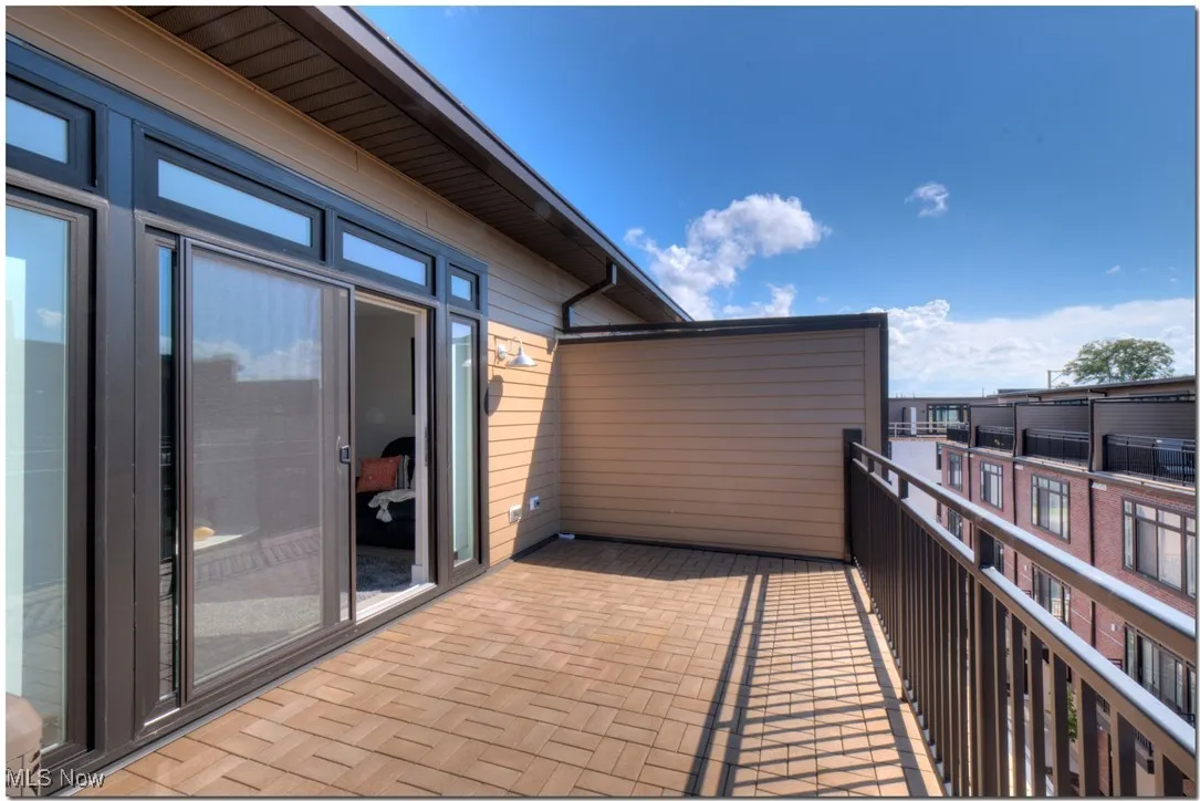 A Balcony that faces North