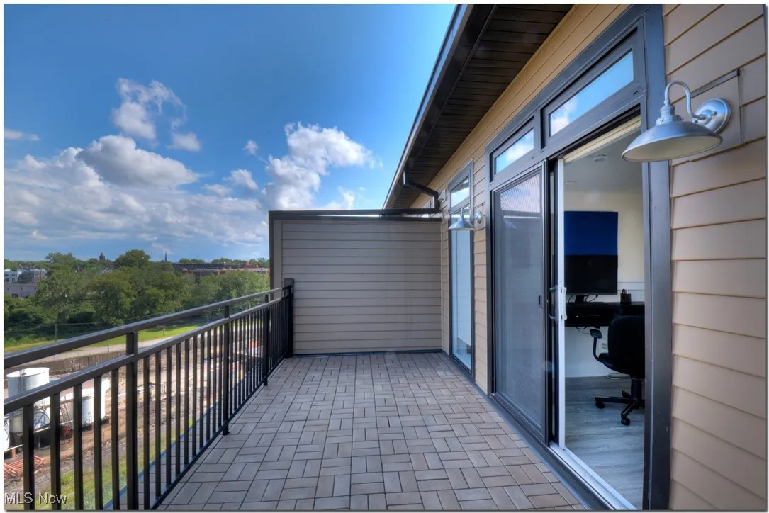 and a Balcony that faces South