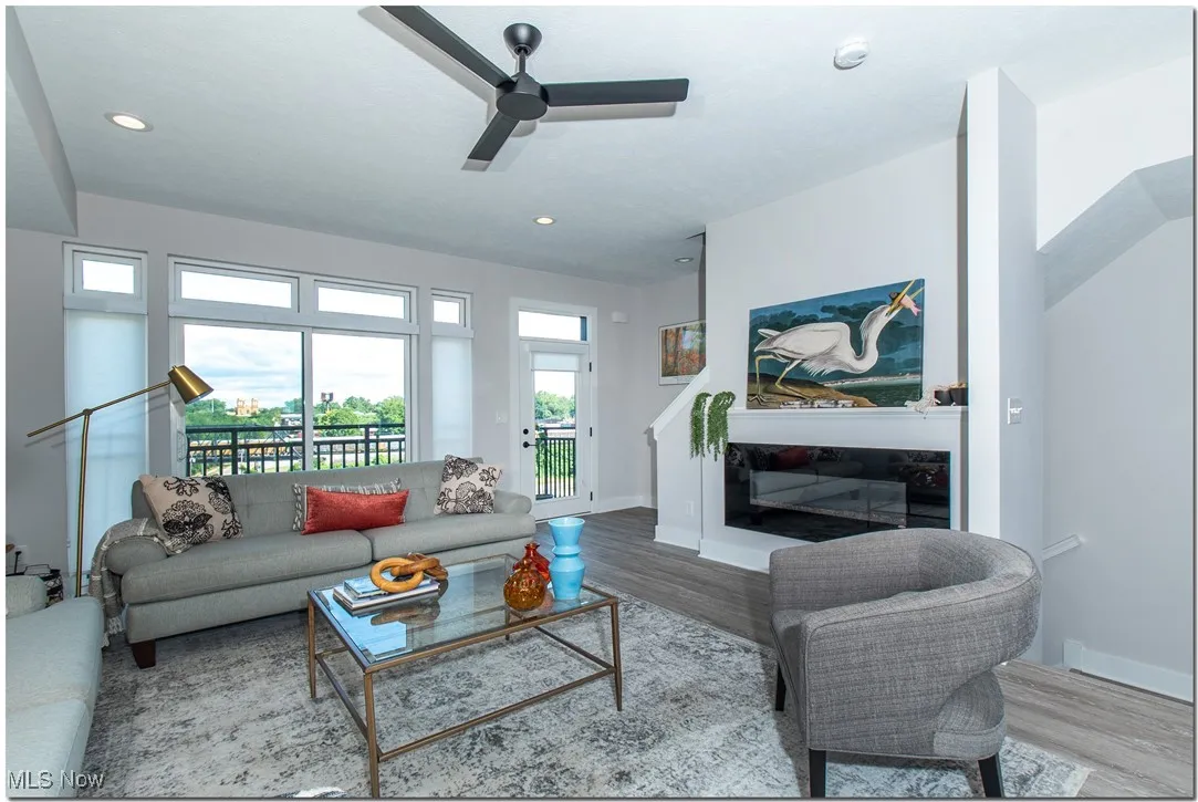 LTV Flooring, ceiling fan, recessed lighting