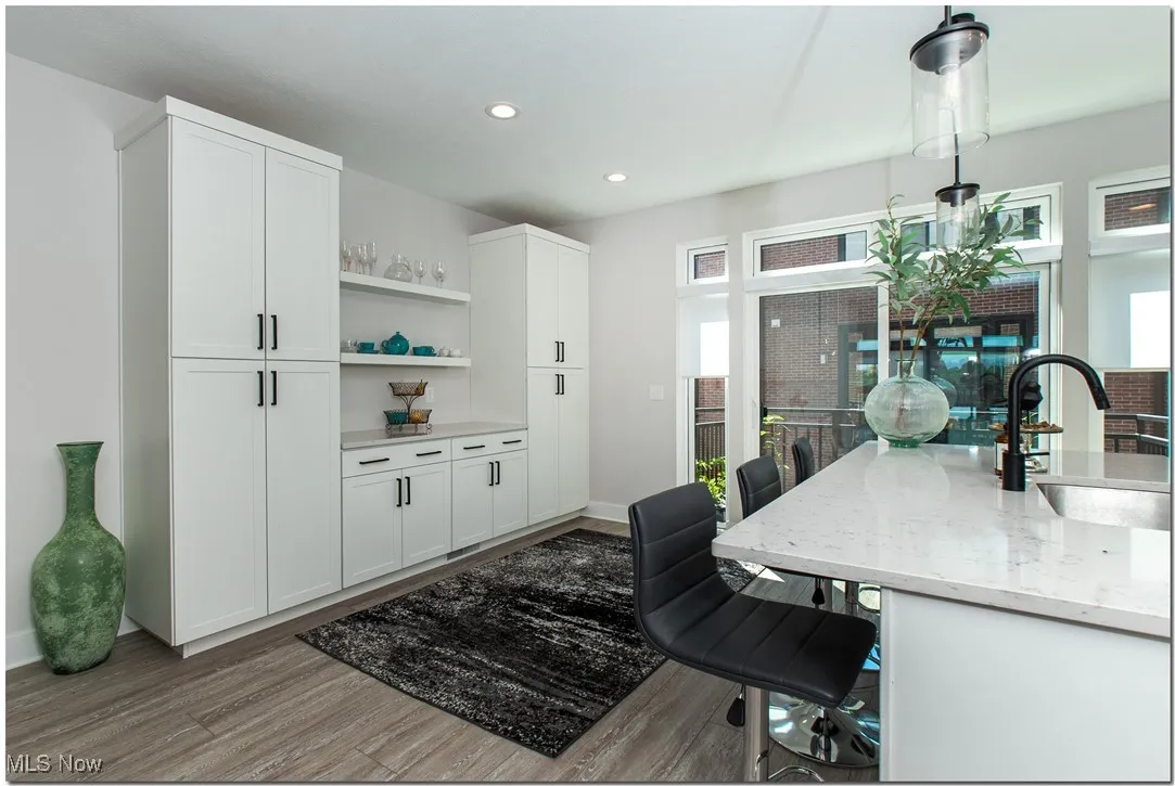 Built in pantry and storage