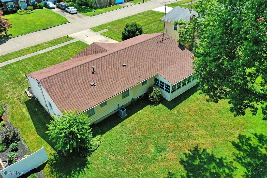 Aerial view of property and surrounding area