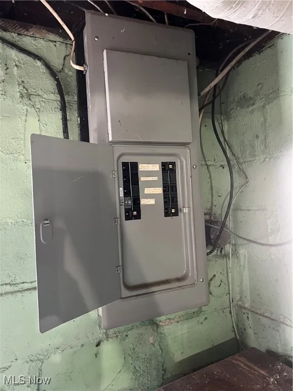 Utilities featuring electric panel