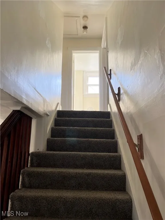Stairs to second floor