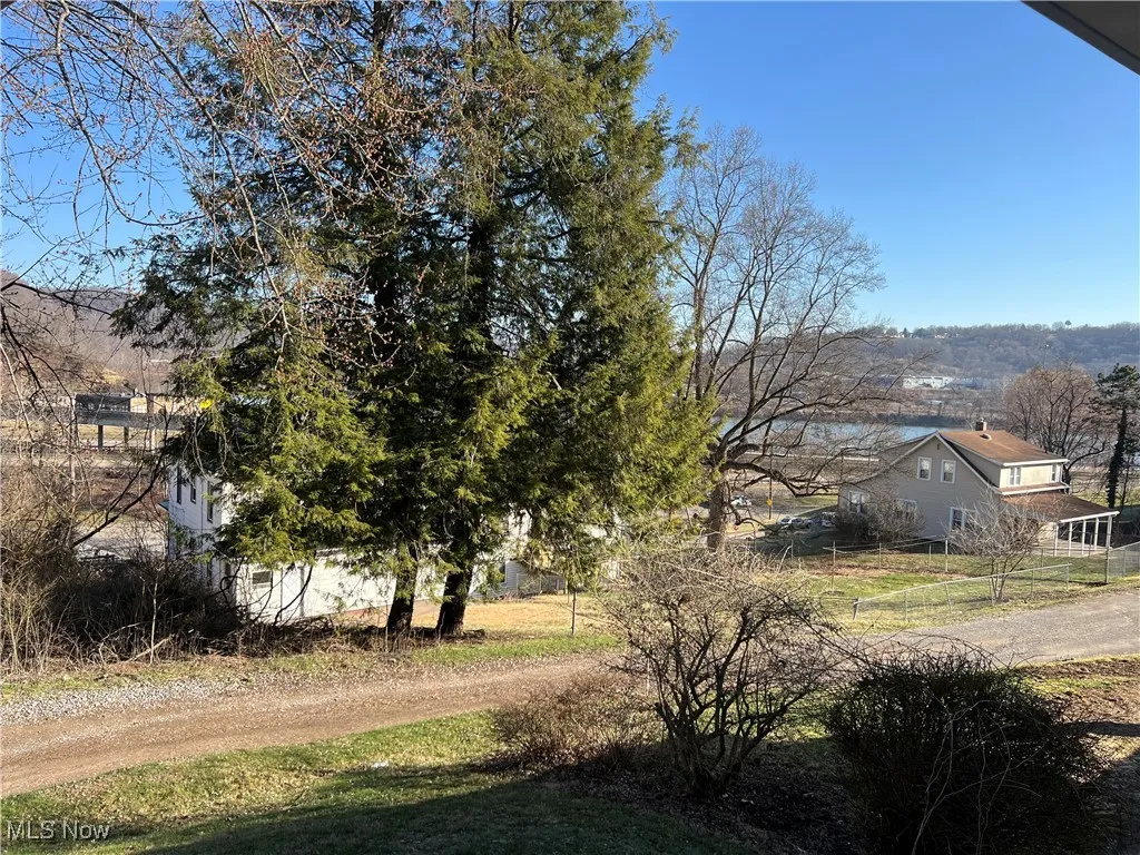 Parital river view from front porch
