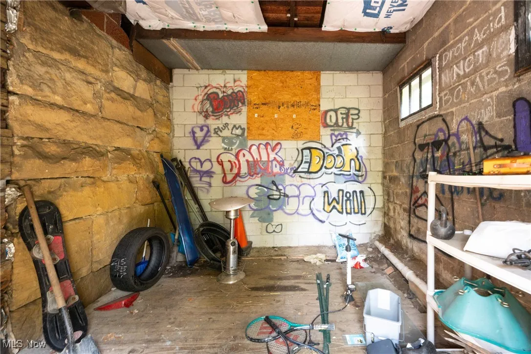 View of storage area