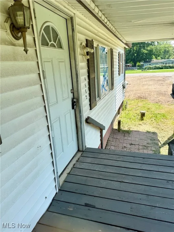 Doorway to property