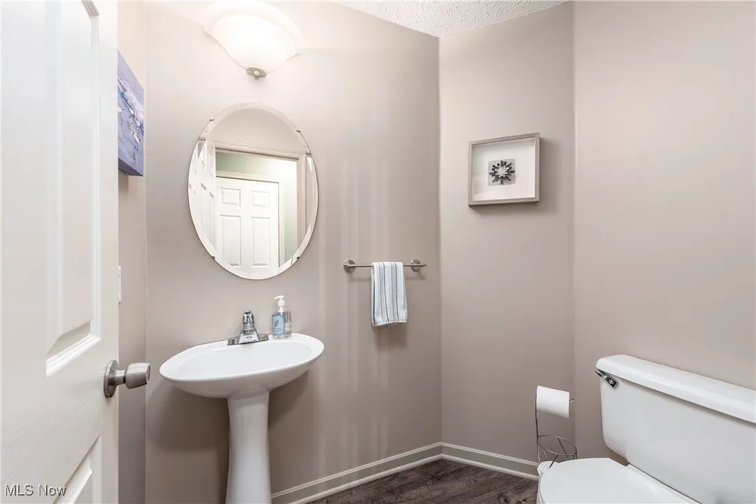 First floor half bath