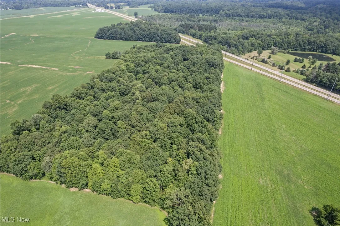View of rural area featuring a heavily wooded area