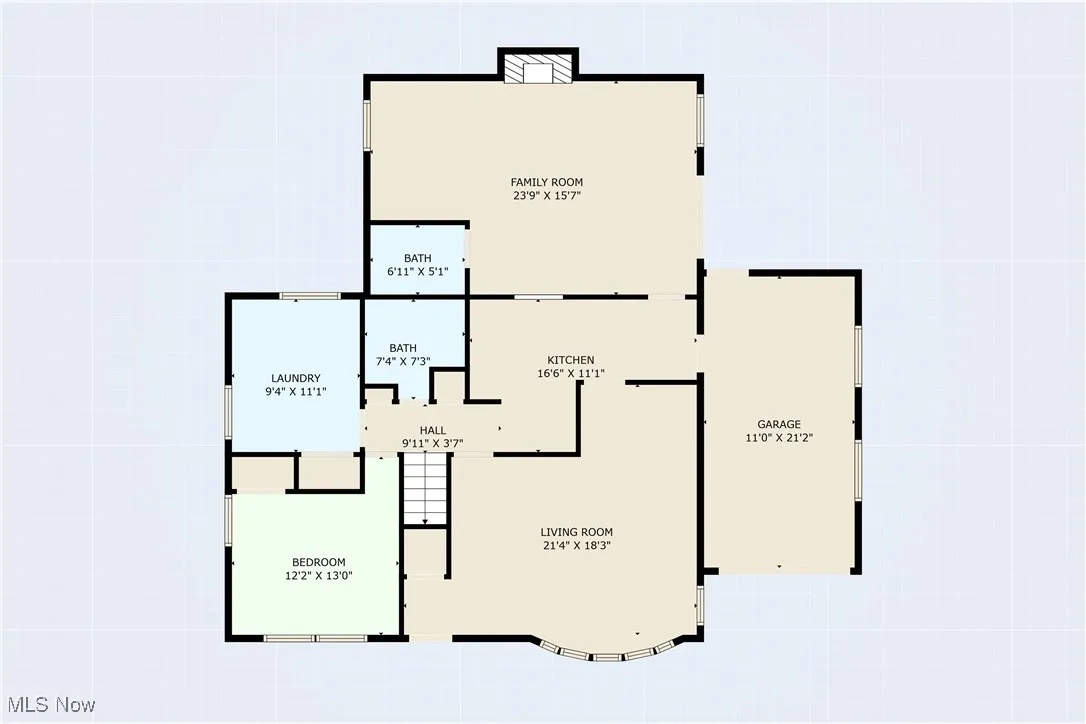 View of room layout
