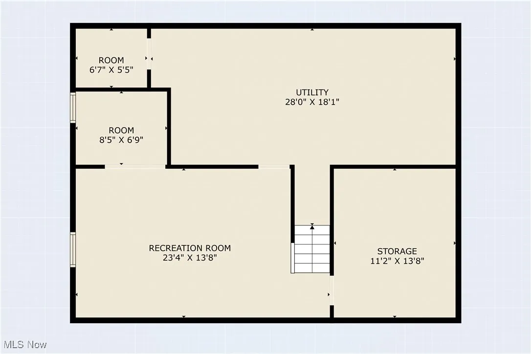 Basement layout.
