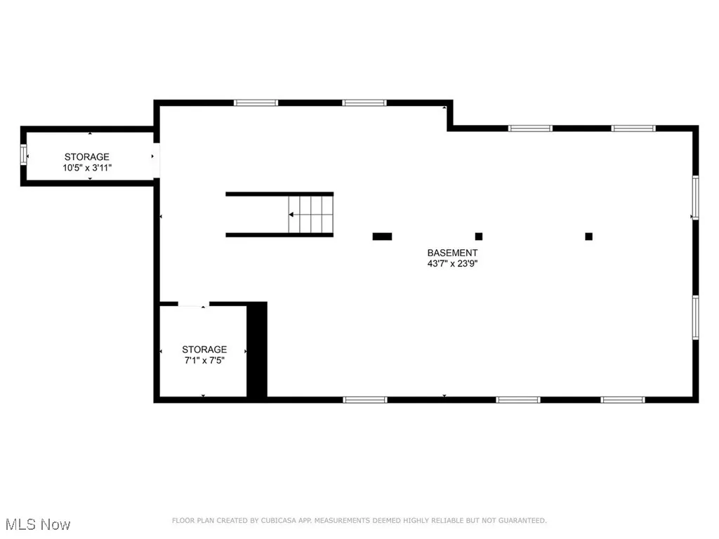 View of room layout