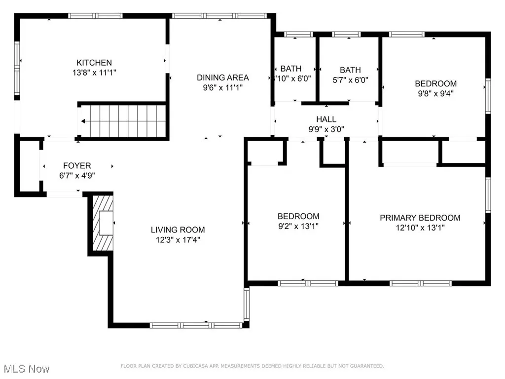 View of floor plan / room layout