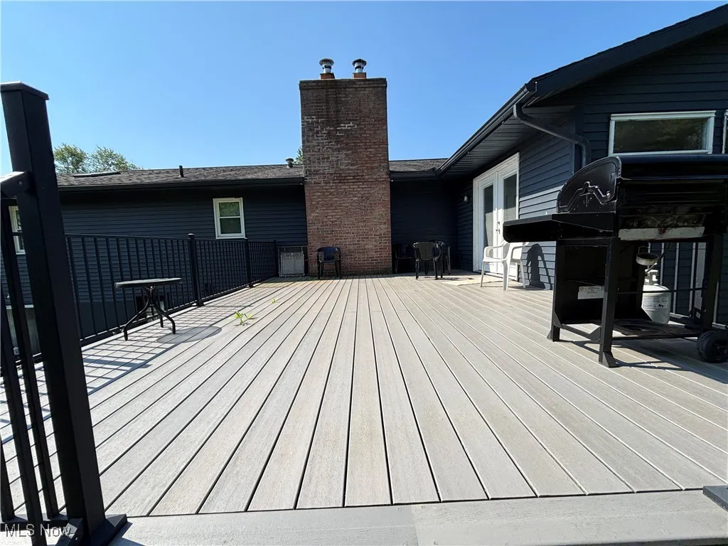Composite deck never needs painting