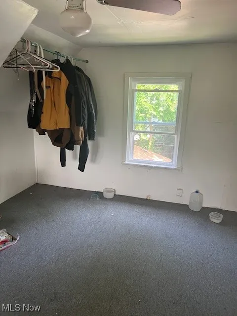 Unfurnished room featuring carpet floors