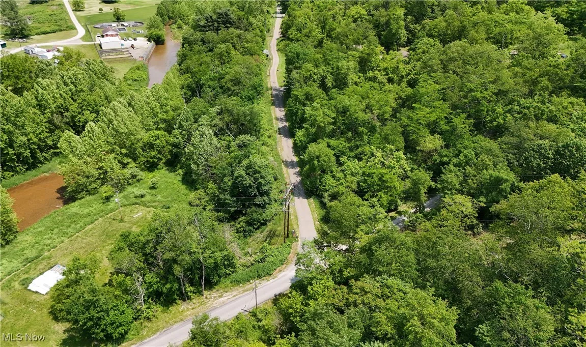 Aerial view of property and surrounding area
