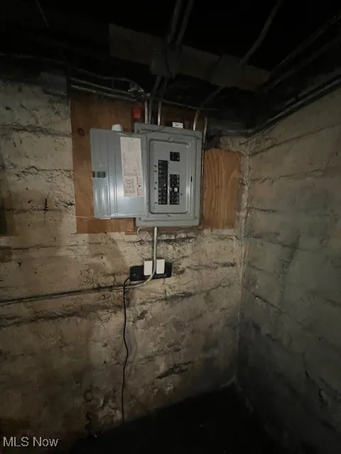Utility room featuring electric panel