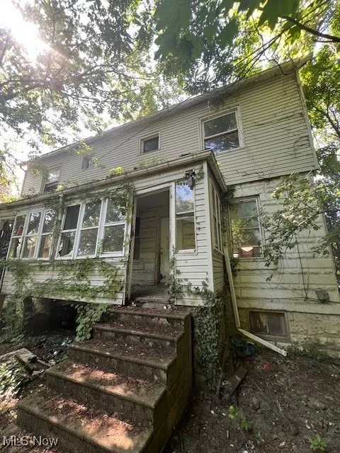 Rear view of house