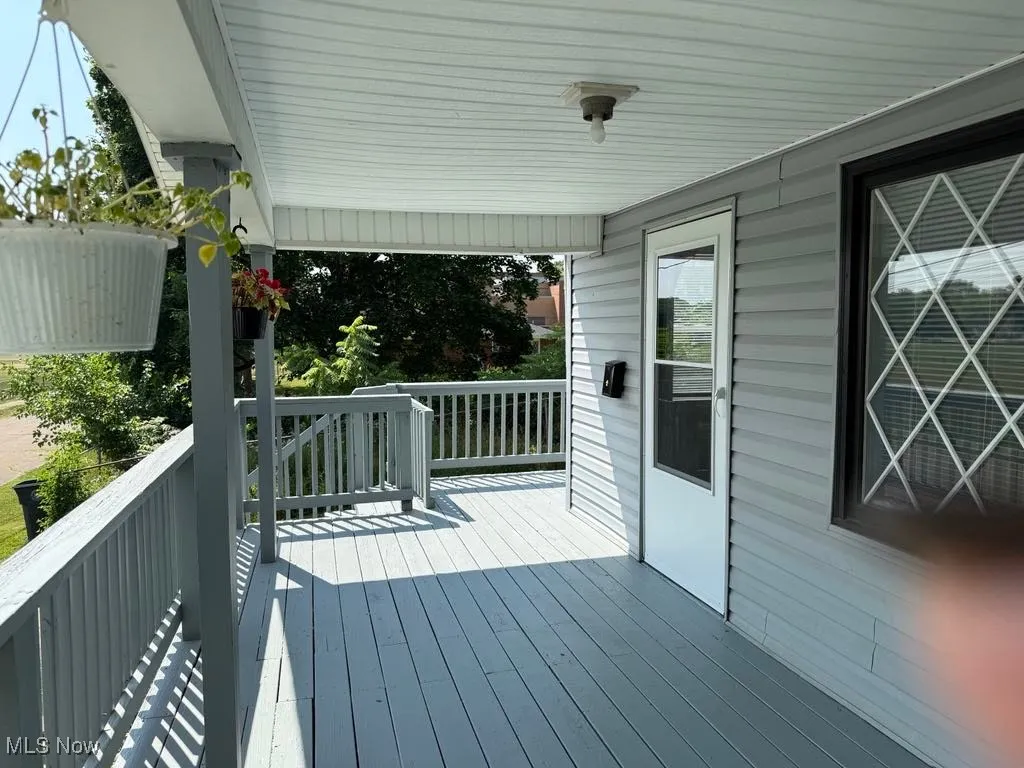 View of deck