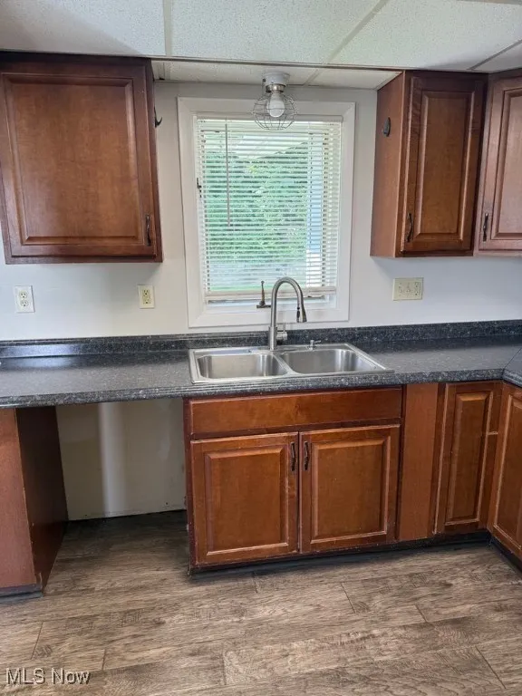 Kitchen featuring luxury vinyl floors
