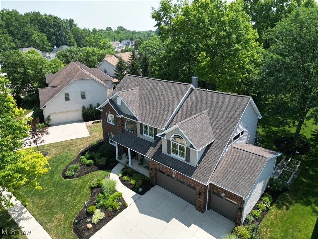 View from above of property