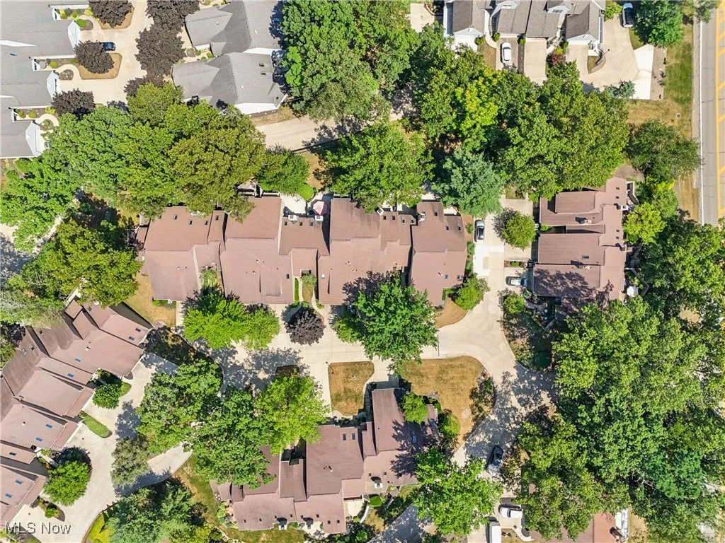 Aerial view of condo section