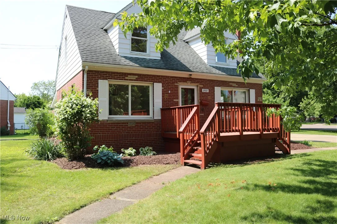 Front of house left angle