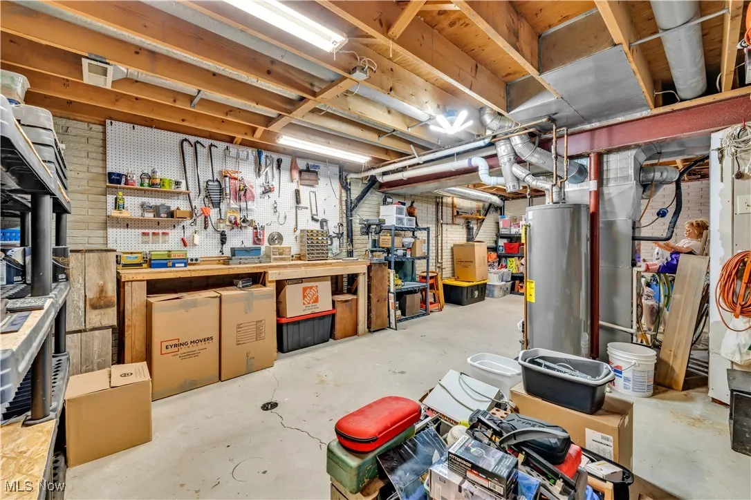 GREAT WORKSHOP OR HOBBY AREA - TONS OF STORAGE