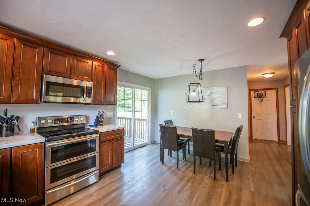 View of dining room area