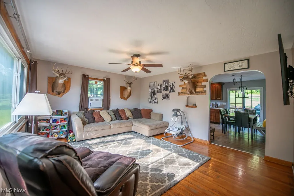 View of living room area