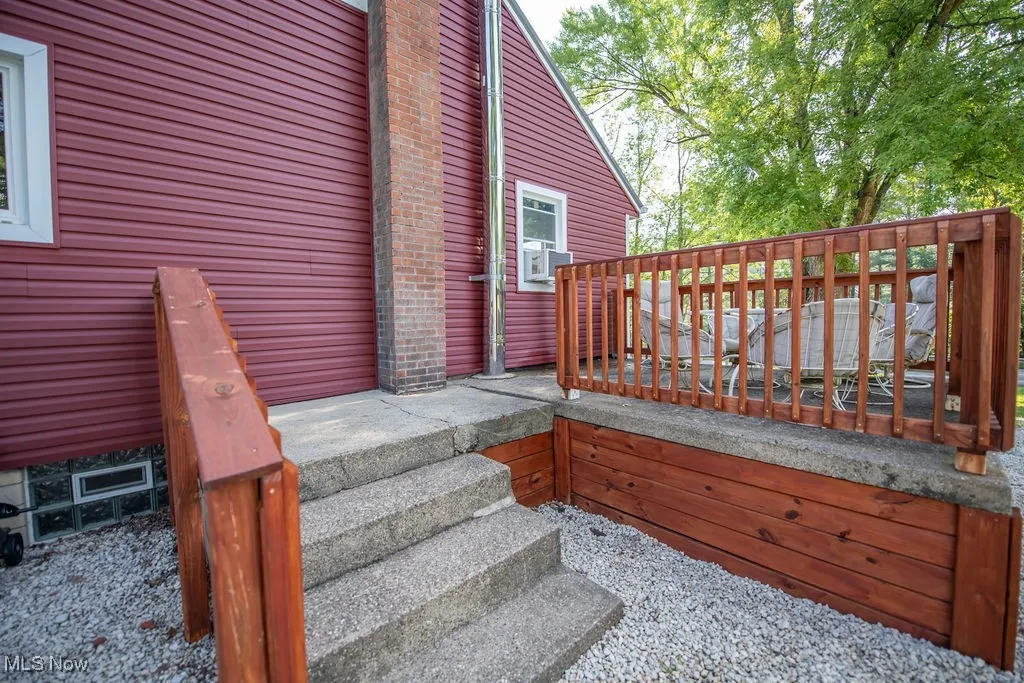 View of deck area