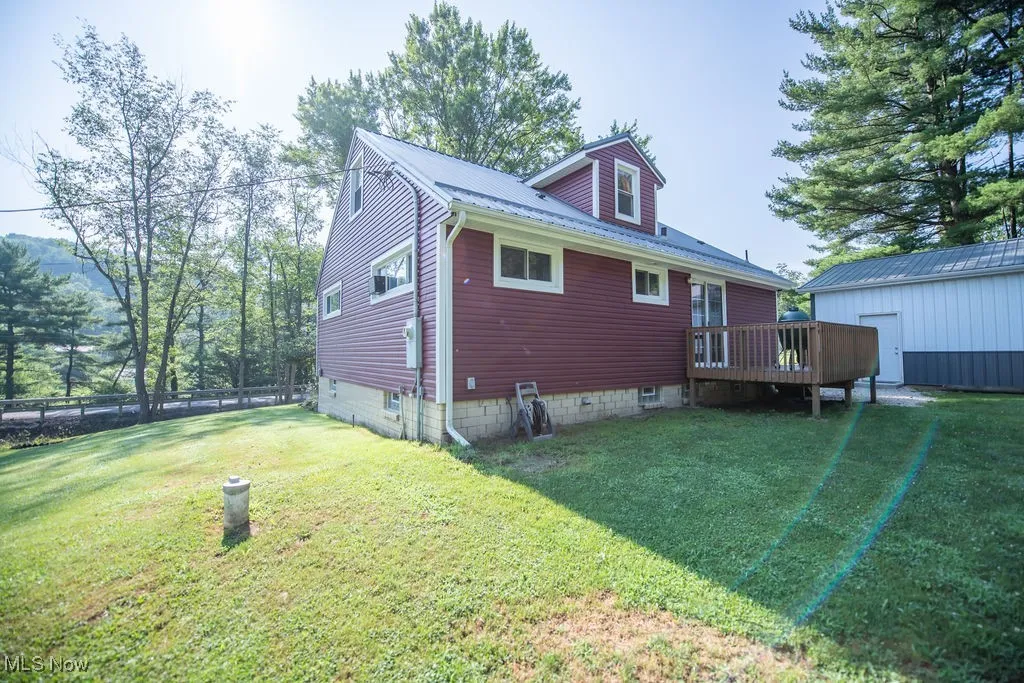 View of back of home