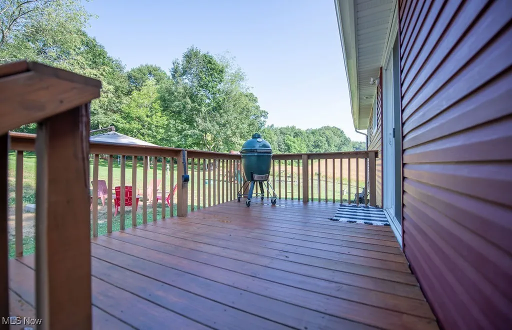 View of deck area