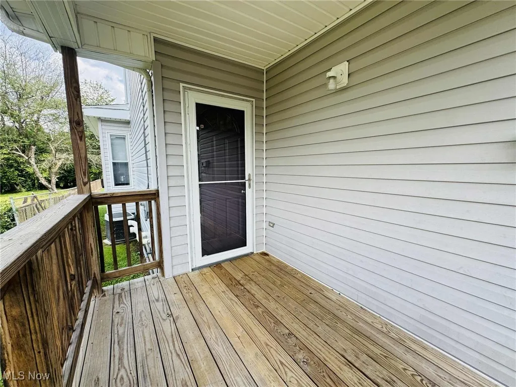 View of deck