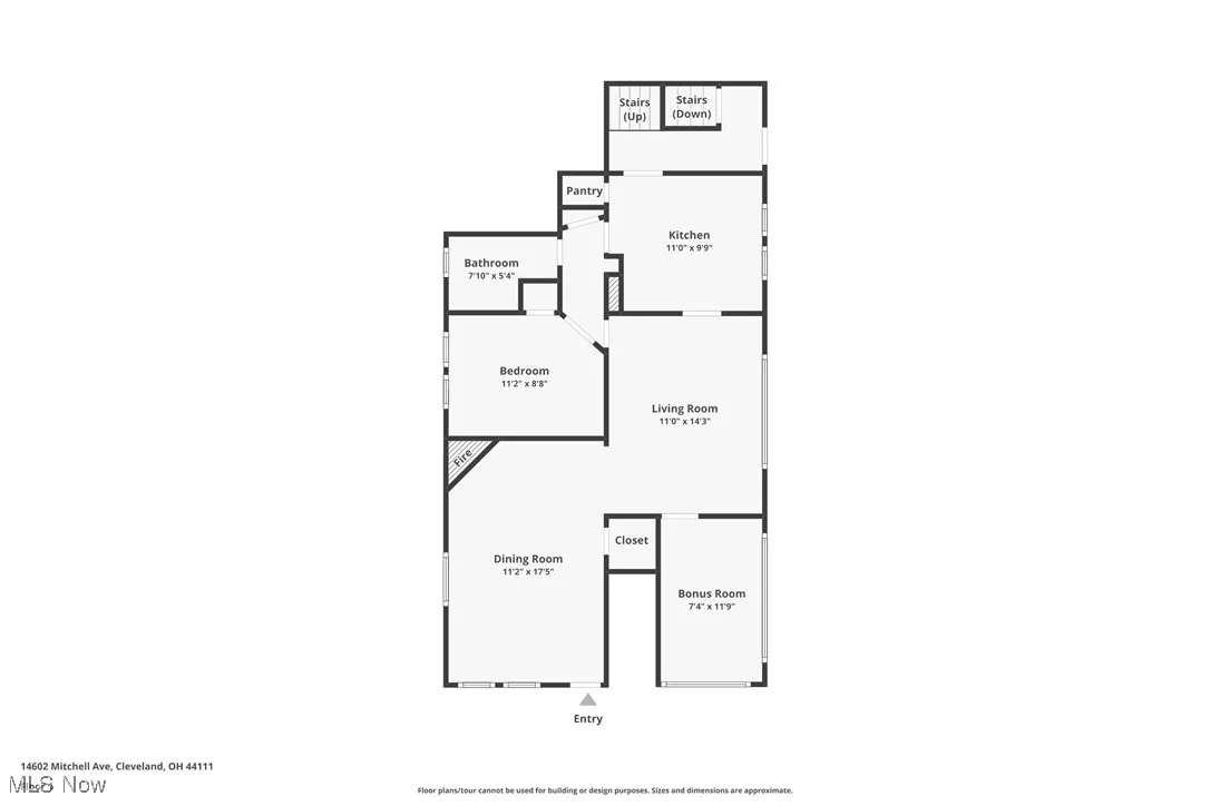 View of room layout