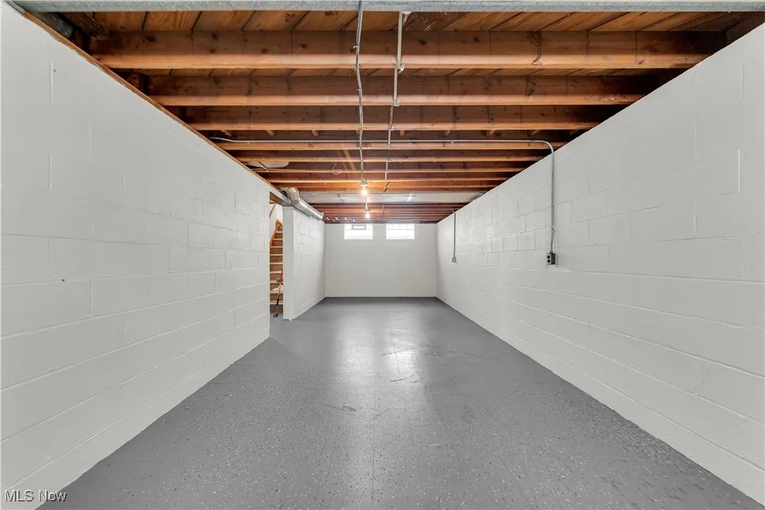 View of basement