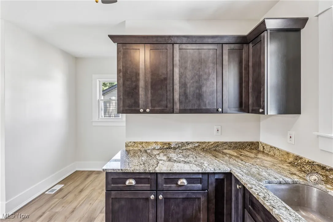 View of the kitchen