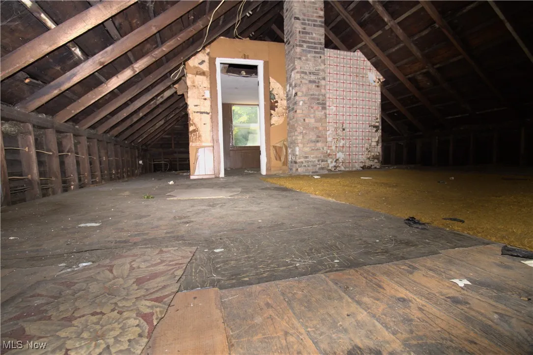 View of attic