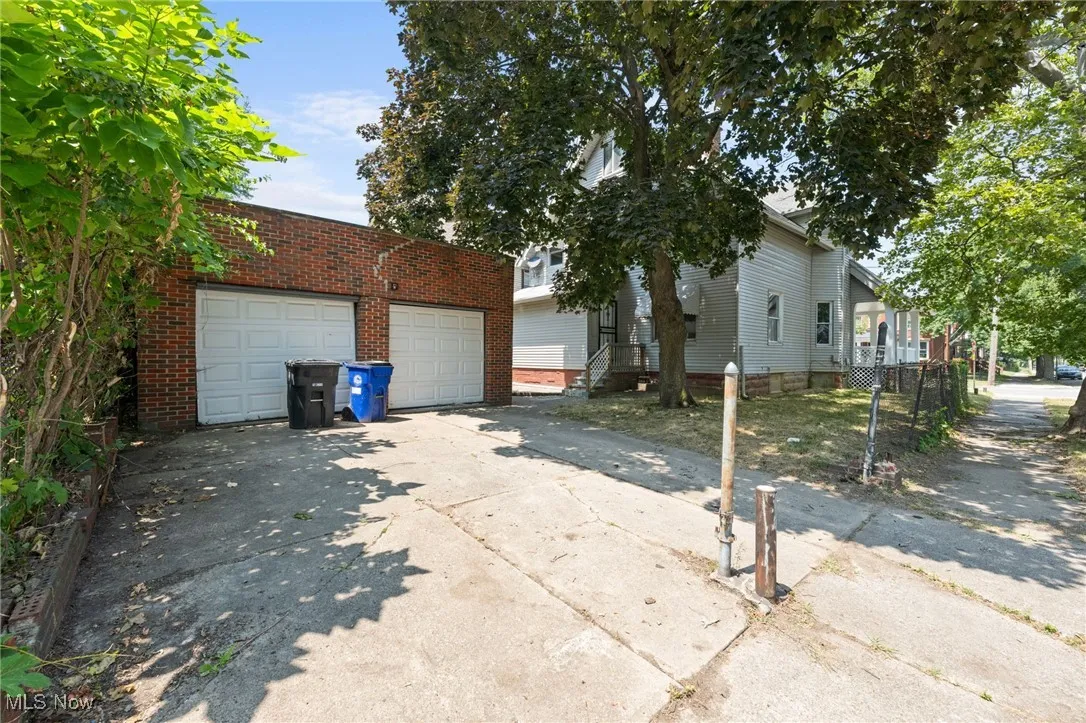 Detached two car garage