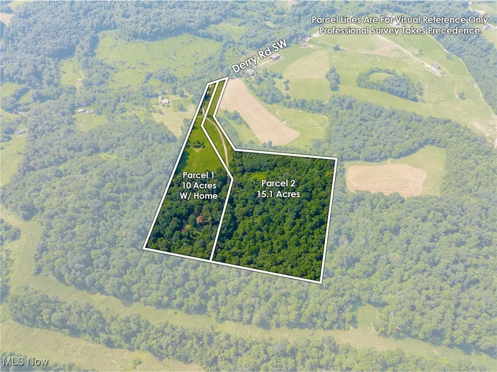 View of property location with property boundaries highlighted