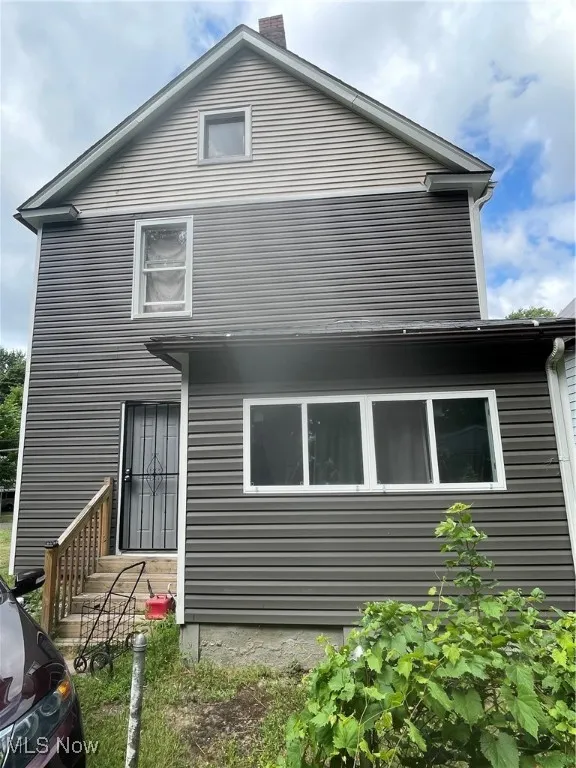 Rear view of house