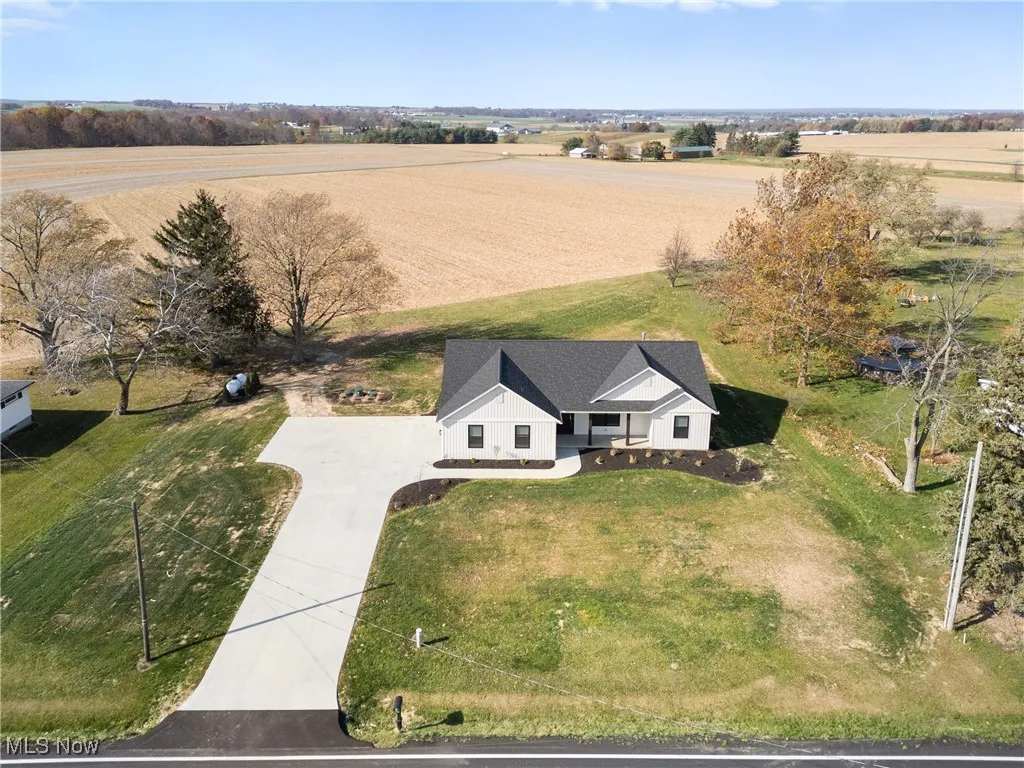 Drone / aerial view with a rural view