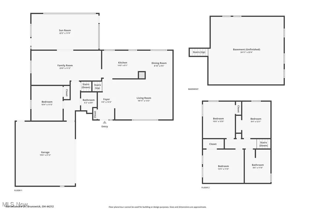 452 Deleware Drive, Brunswick, Ohio,MLS Now Listing ID